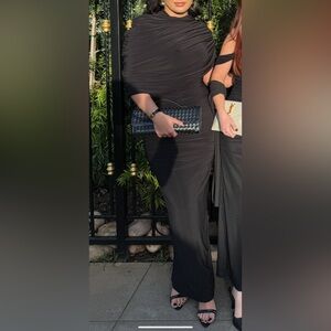 Club London Black Maxi dress